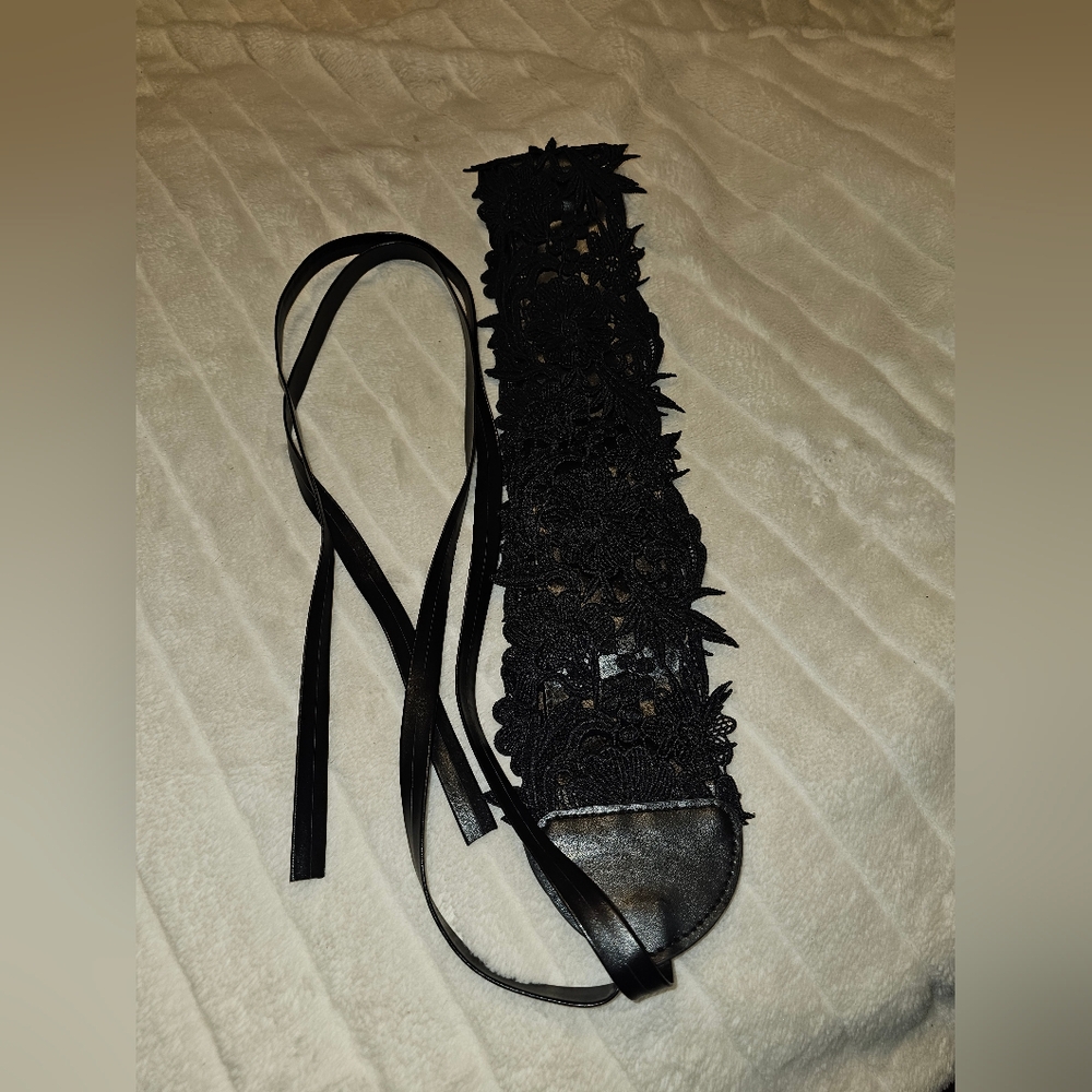 Black Lace Corset Belt